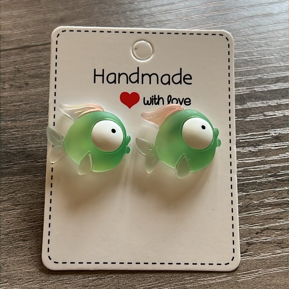 🎄 5 for $25 🎄 Handmade fish earrings